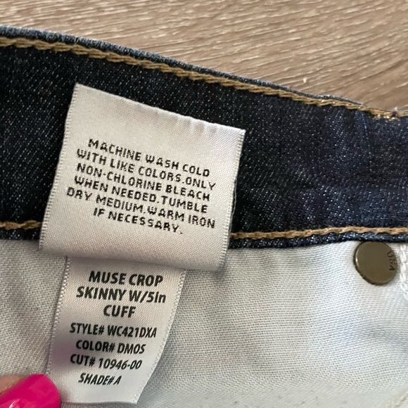 Hudson MUSE CROP SKINNY W/5in CUFF Size 27 Color DMOS - Picture 10 of 11